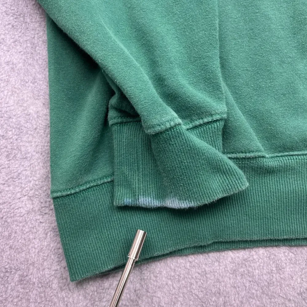 the‎ north face hoodie green drawstring sweatshirt large